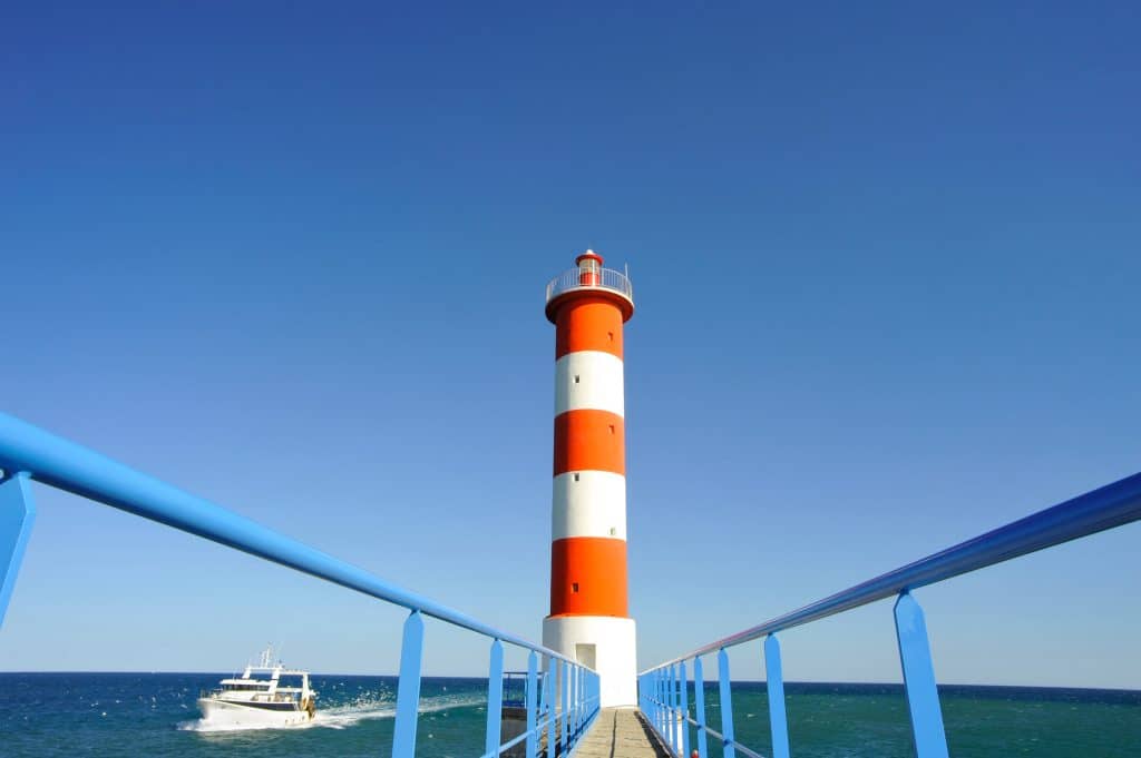 phare près du camping Mer Sable Soleil à Port-la-nouvelle