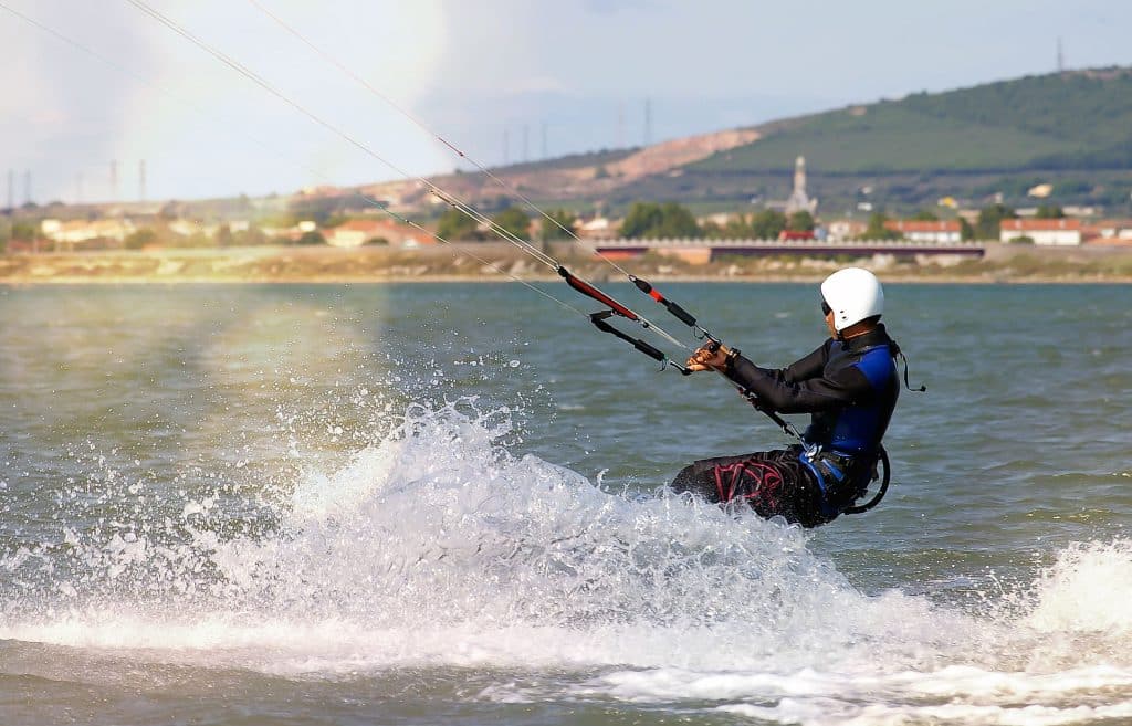 Kitesurf près de Peyriac-de-Mer